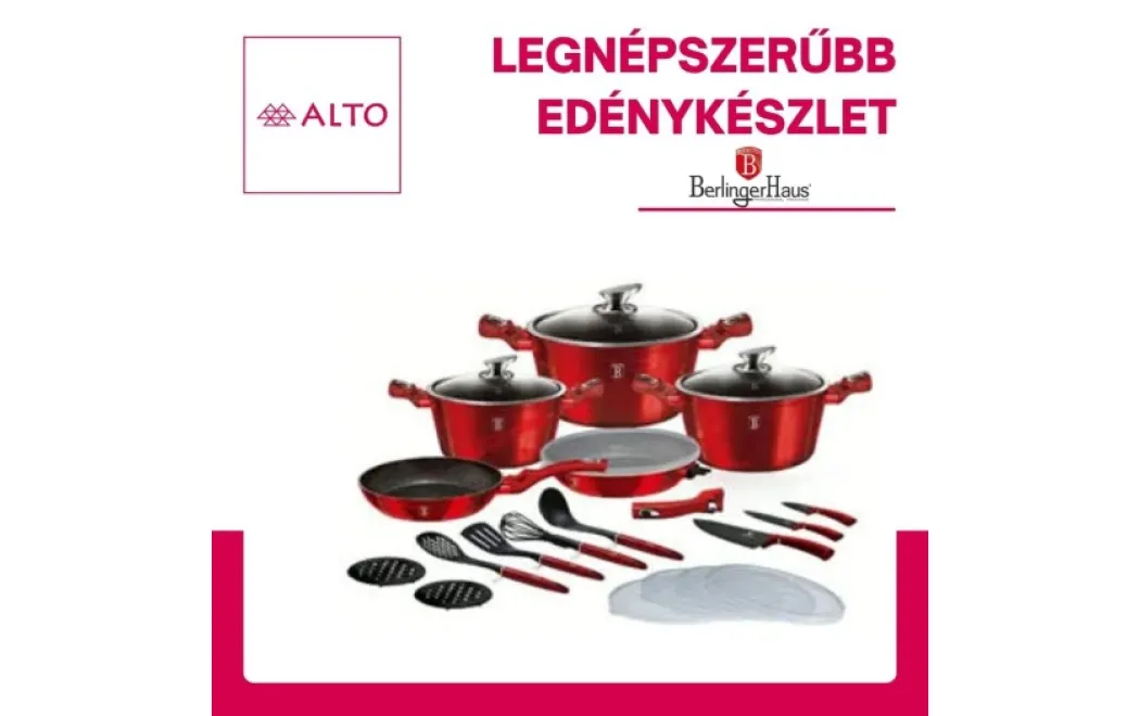 Berlinger Haus edénykészletek - Burgundy színben