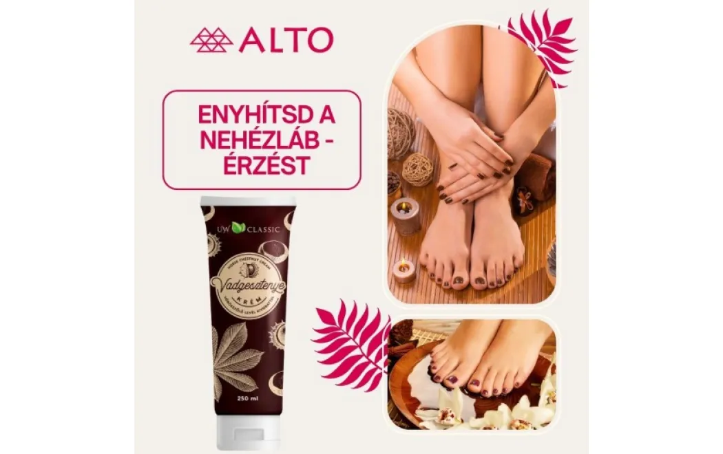 Vadgesztenye krém - támogatás a lábaidnak