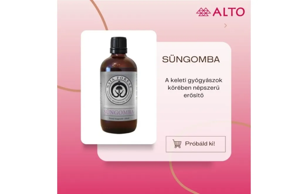 Naja Forest Bio Süngomba – természetes támogatás a szervezetednek