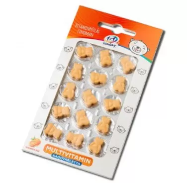 1x1 vitaday multivitamin rágótabletta macis 15db
