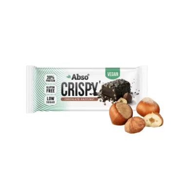 absobar crispy proteinszelet mogyorós-csokoládés ízesítésű 50 g