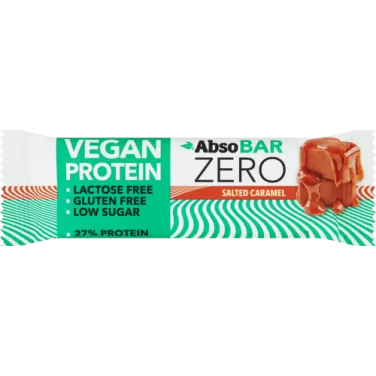absobar zero vegan protein szelet sós karamel 40 g