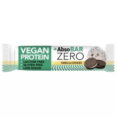 absobar zero vegan proteinszelet vanilla cookies 40 g