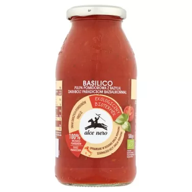 Nero bio paradicsompüré bazsalikomos 500 g
