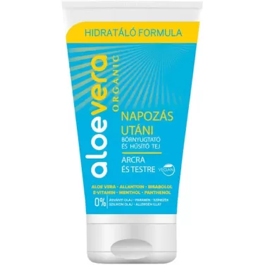 aloe vera eredeti napozás utáni bőrnyugtató és hűsítő tej 150 ml