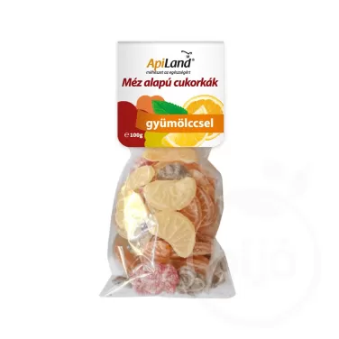 mézes és gyümölcsös cukorkák 100 g