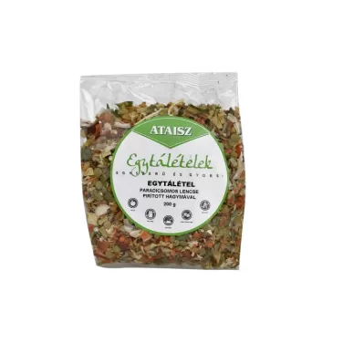 paradicsomos lencse egytál pirított hagymával 200 g