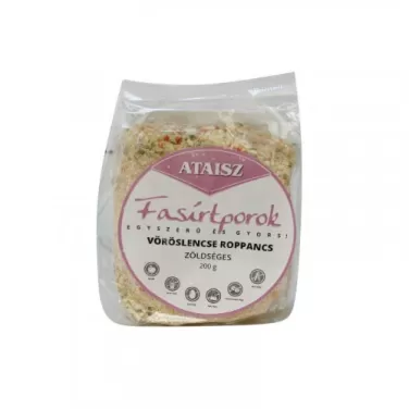 vöröslencse roppancs zöldséges 200 g