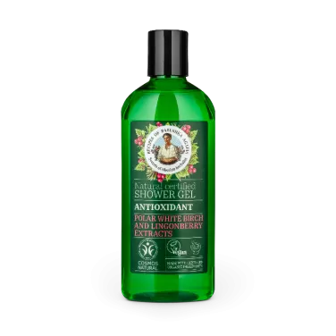 bio tusfürdő gél antioxidáns sarki fehérnyír- és vörösáfonya-kivonattal 260 ml