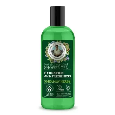 bio tusfürdő gél hidratáló és frissítő 5 mezei gyógynövénnyel 260 ml