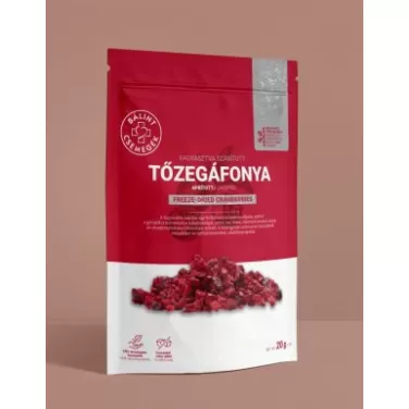 csemegék fagyasztva szárított tőzegáfonya aprított 20 g
