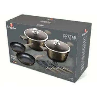 10 részes edénykészlet, Crystal Collection (BH/7166)