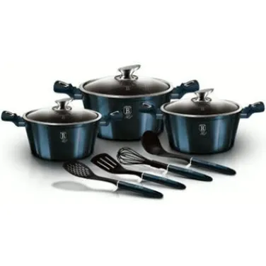 10 részes edénykészlet, Metallic Line Aquamarine Edition (BH/6152)