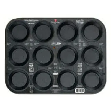 12 csészés muffin sütőforma, carbon pro (BH/1821A)