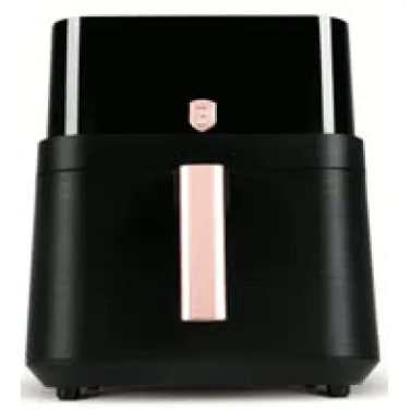 Forró levegős fritőz, 7,2 L, átlátszó ablakkal, fekete- rose gold (NEW) (BH/9748)