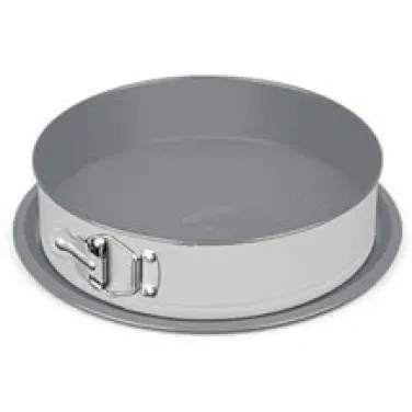 Kör alakú tortaforma, 26*6,8 cm, matt világos szürke (NEW) (BH/7939)