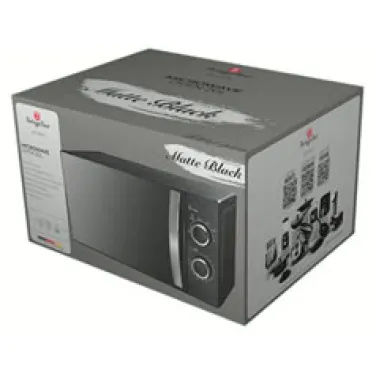 Mechanikus mikrohullámú sütő, 20 L, fekete (NEW) (BH/9626)