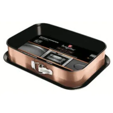 Szögletes tortaforma, 39*27 cm, rose gold (BH/6474A)