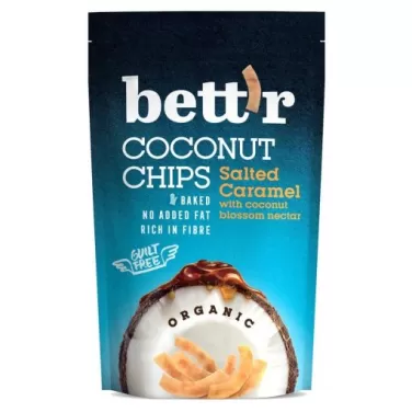 Bio kókuszchips sós karamell 70 g