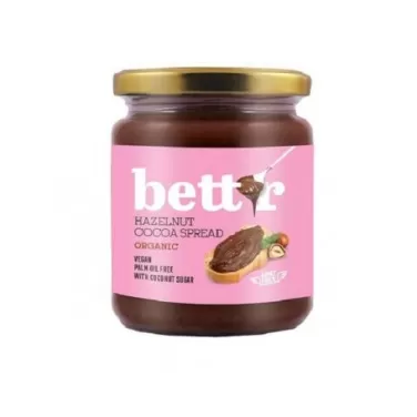 Bettr bio vegán kakaós törökmogyorókrém (nutella) 250 g