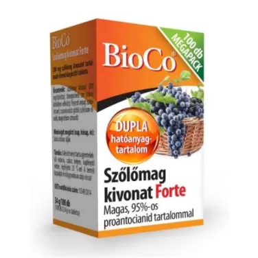 Szőlőmag forte tabletta 100 db