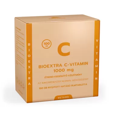 Bioextra c-vitamin 1000mg étrend-kiegészítő készítmény kapszula 100 db