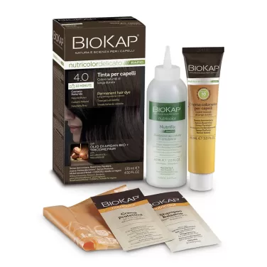 nutricolor rapid tartós hajfesték nr 4.0 natural brown 135 ml