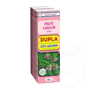 Fekete nadálytő krém dupla 2x60g 120 g