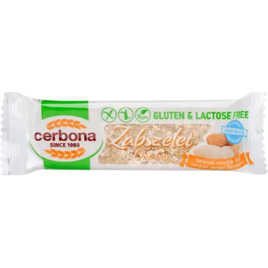 Gluténmentes karamell-mandula ízű zabszelet 40 g