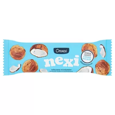 nexi müzli szelet kókuszos kakaós tejbevonó talppal 25 g