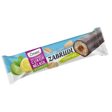 Cornexi vegán zabrudi citrom-lime töltelékkel töltött zabrúd kakaós bevonattal édesítőszerrel hcn 30 g