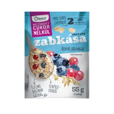 Cornexi zabkása áfonyával, chia maggal hcn 55 g