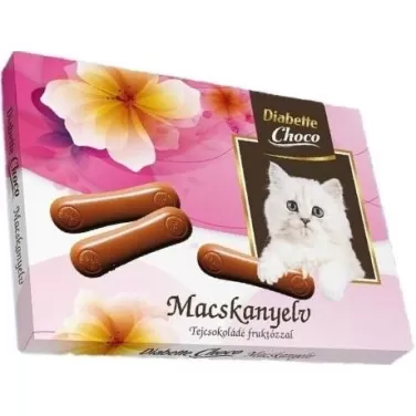 choco macskanyelv fruktózzal 80g