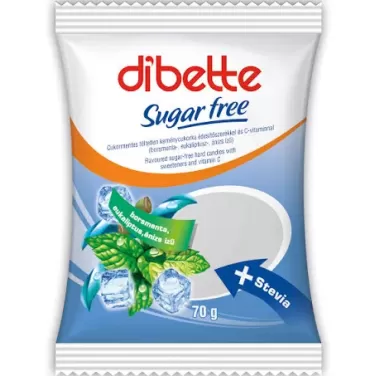 cukormentes vegyes mentol ízű cukorka édesítőszerekkel 70 g