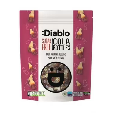 cukormentes cola ízű gumicukor, édesítőszerrel 75g