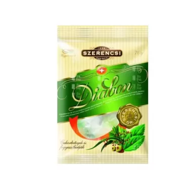 Diabon cukorka eukaliptusz ánizs borsmenta 70 g