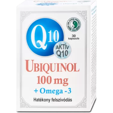 Q10 ubiquinol 100mg+omega3 kapszula 30 db