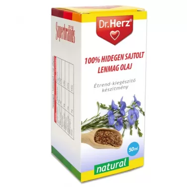 lenmag olaj 100% hidegen sajtolt 50 ml