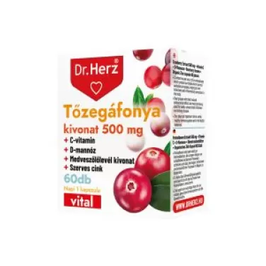 tőzegáfonya kivonat 500 mg kapszula 60 db