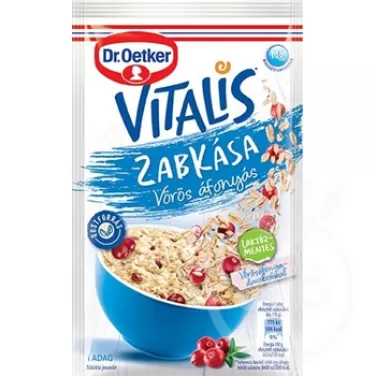 vitalis zabkása laktózmentes vörösáfonyás 50 g