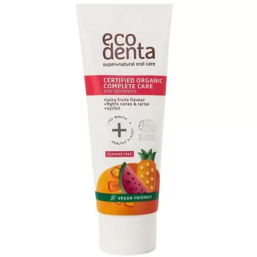Ecodenta bio minősített gyümölcsös gyermekfogkrém 75 ml