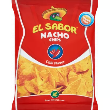 El sabor big nacho chips gluténmentes chilis 225 g
