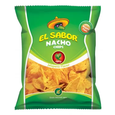 El sabor big nacho chips gluténmentes jalapeno 225 g