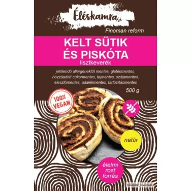 Vegan kelt sütik lisztje és piskóta liszt gluténme 500 g