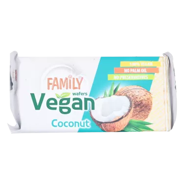 Family vegan kókusz krémmel töltött ostyaszelet 50 g