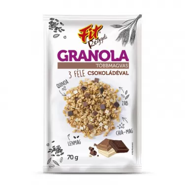 granola többmagvas 3 féle csokival 70 g