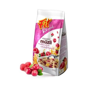 ropogós müzli málna-áfonya 200 g