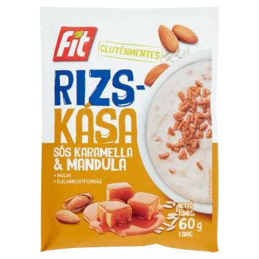 Fit rizskása mandulával sós karamell ízben 60 g