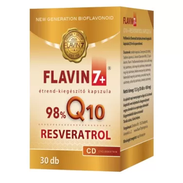 Flavin 7 q10+resveratrol kapszula 30 db