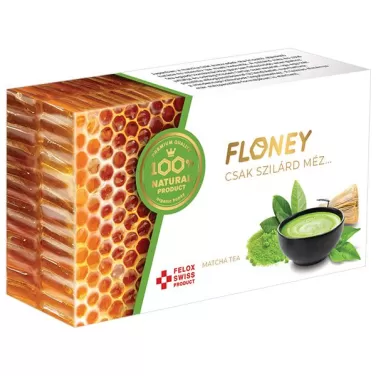 Floney mézpasztilla matcha 18 db
